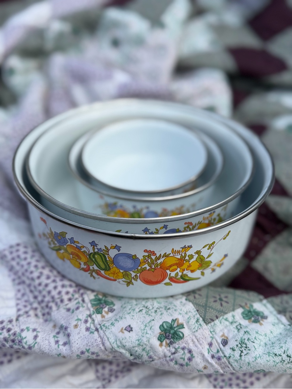 Spice Of Life Nesting Mixing Bowls corningware